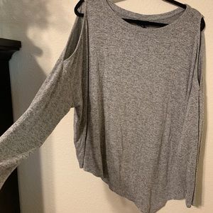 Grey long sleeve dressy shirt